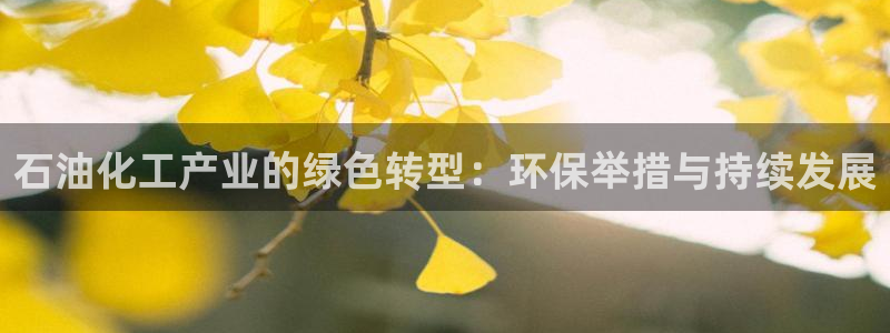 亿万先生客户端官网登录不了：石油化工产业的绿色转型：环保举措与持续发展