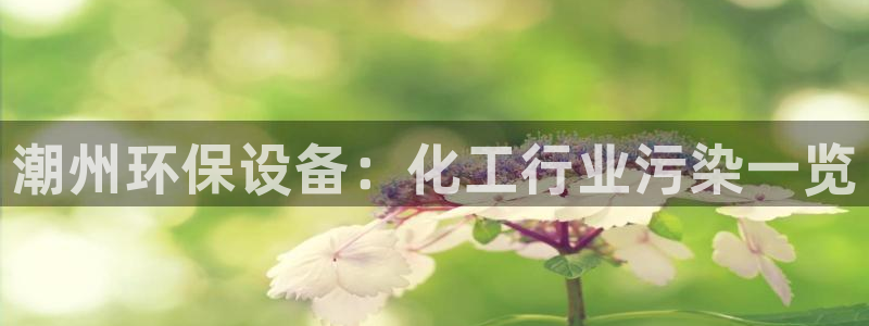 亿万网红：潮州环保设备：化工行业污染一览