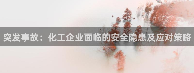 亿万官网手机登录：突发事故：化工企业面临的安全隐患及应对策略