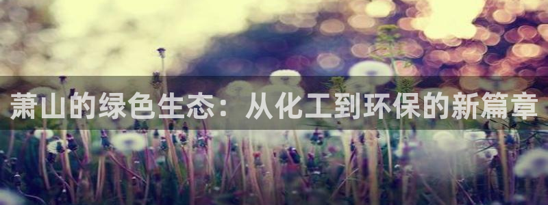 亿万首富游戏破解版无限钻石：萧山的绿色生态：从化工到环保的新篇章