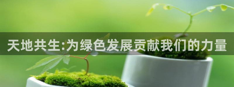 亿万城市手游官网：天地共生:为绿色发展贡献我们的力量