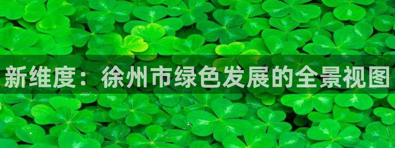 亿万网友在线实时为您解答问题：新维度：徐州市绿色发展的全景视图